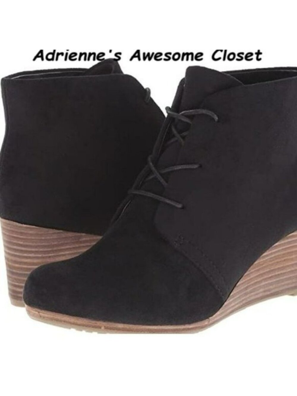 Dr. Scholl's Dakota Lace Wedge  Bootie, NIB,